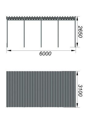 Теневой навес трибун МАФ 4130 в Геническе