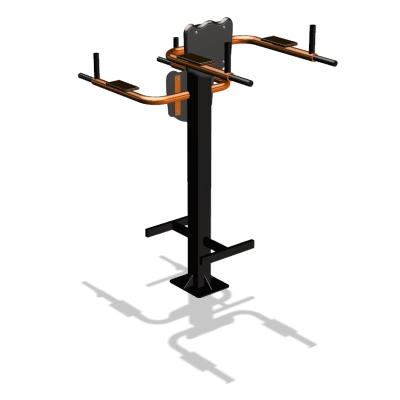 Уличный тренажер  "Брусья-пресс двойной"  УТ202 в Геническе