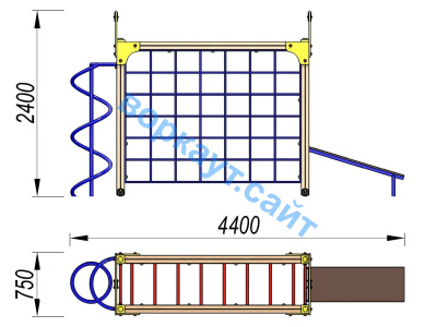 Детский спортивный комплекс Юниор ДСК 3105 в Геническе