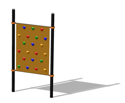 Воркаут стена для лазания ВС-35 в Геническе