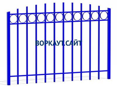 Ограждение спортивной площадки МАФ 5005 в Геническе