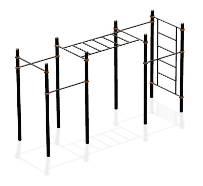 Спортивный комплекс воркаут ВС-54 в Геническе