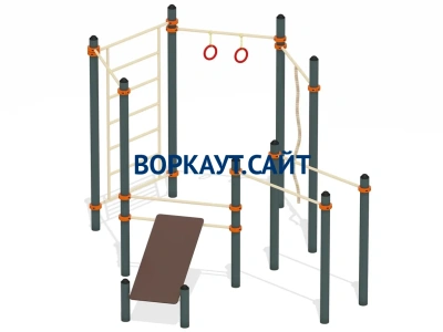 Спортивный комплекс воркаут ВС-49 в Геническе