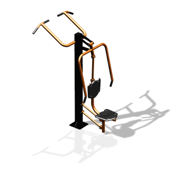 Уличный тренажер "Жим от груди Турник" УТ341 в Геническе