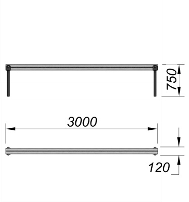 Бум бревно ДСК 3540 в Геническе